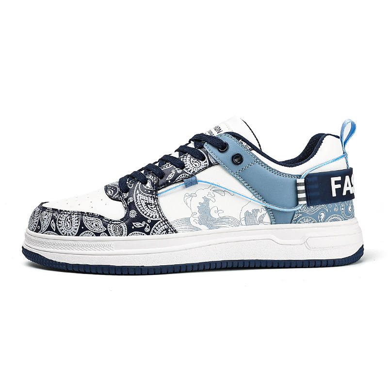 VAEL VAEL Leather Low top Skateboard Shoes Men's