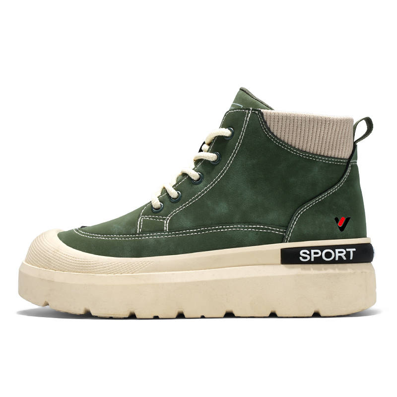YALU Combat Boots Men's Black