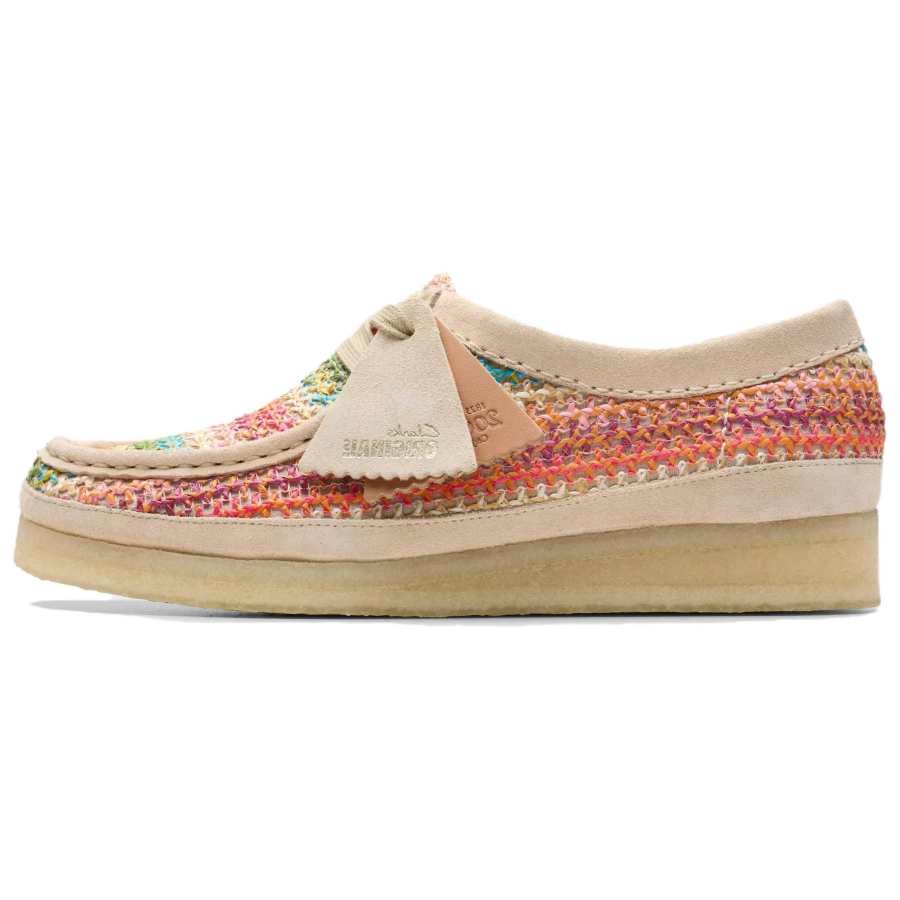 Clarks Wallabee Suede Women's Casual Shoes Women's Pink