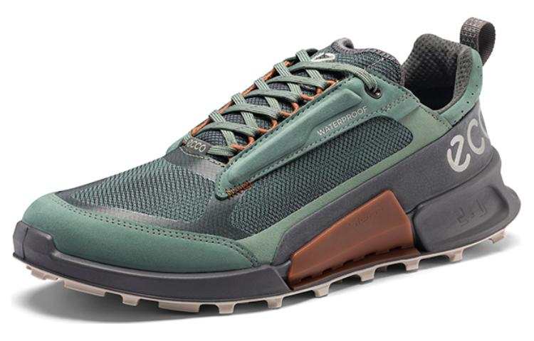 Ecco Step 2.1 Series Fabric Minimalist Fashion Low top Casual Shoes Men's Green