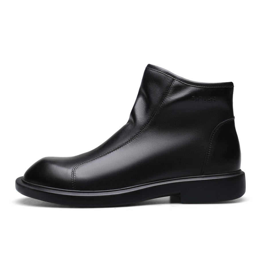 D:FUSE SCANDINAVIA D FUSE SCANDINAVIA Cow Leather Ankle Boots Men's Black