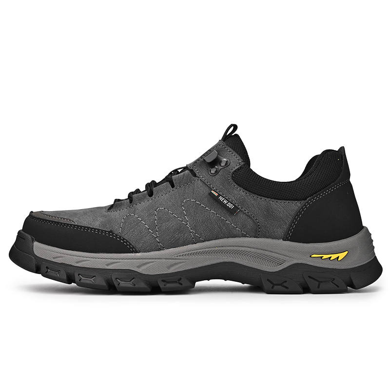 LAORENTOU Top Grain Cow Leather Abrasion Resistant Cushioning Low top Casual Shoes Men's