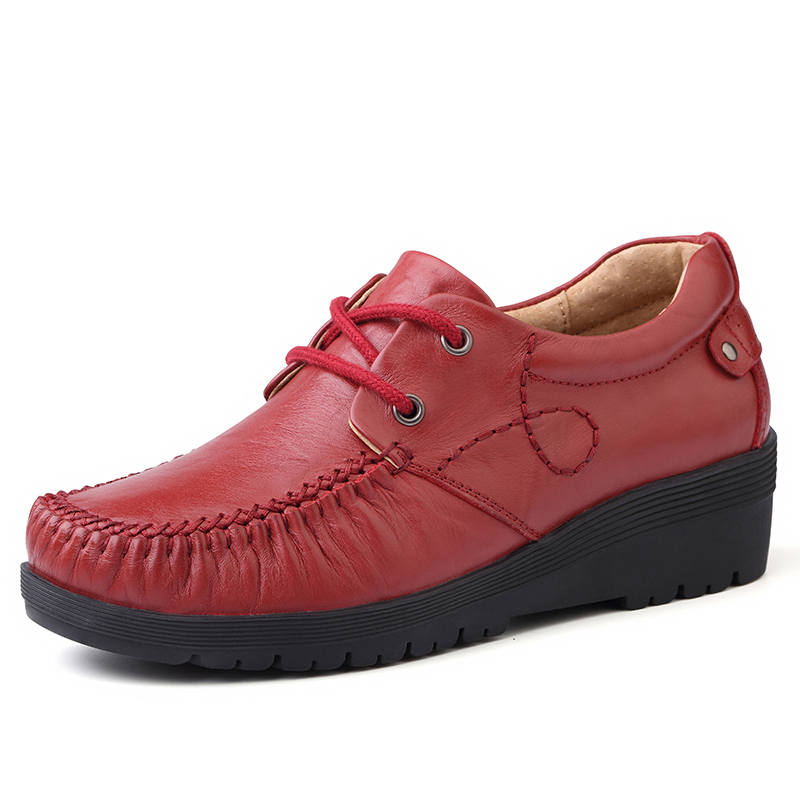 GONGNIULEITING Mom Shoes Casual Shoes Wedge Heel Women's