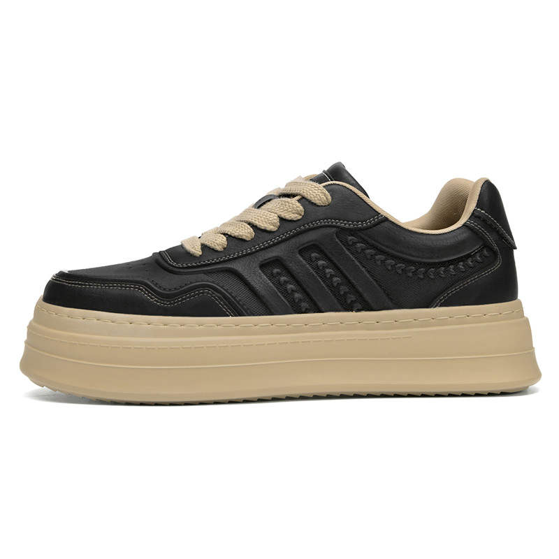 SEPTWOLVES Abrasion Resistant Height Increasing Low top Skateboard Shoes Men's