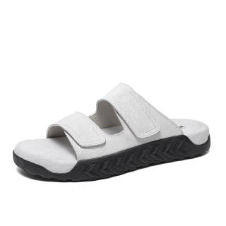 TEMPUR Slide Slippers Men's Light Gray
