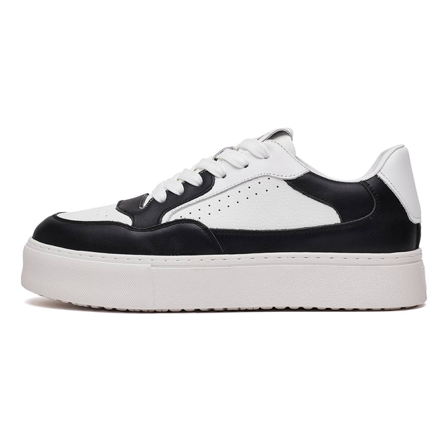 HUITE Top Grain Cow Leather Abrasion Resistant Breathable Abrasion Resistant Breathable Low top Skateboard Shoes Men's