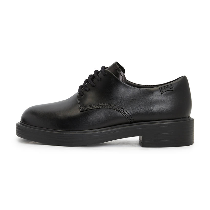 CAMPER Dean Calfskin Casual Shoes Women's Black