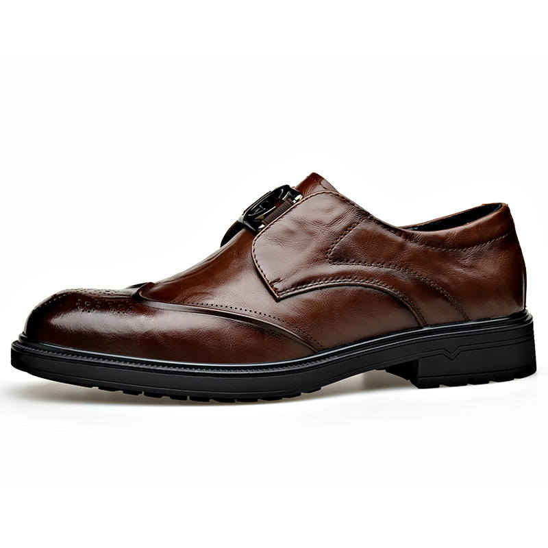 SHUPATE Casual Leather Shoes Men's Low Top