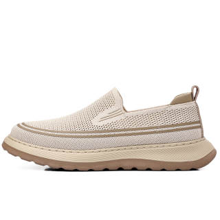 SHUILIXING Fabric Casual Shoes Men's Beige