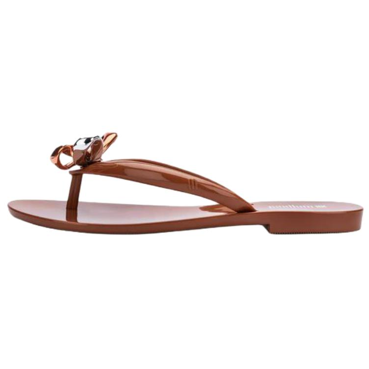 MELISSA Abrasion Resistant Flip Flops Women's Brown
