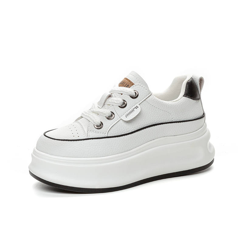 CHIBANG Cow Leather Lightweight Low top Skateboard Shoes Women's