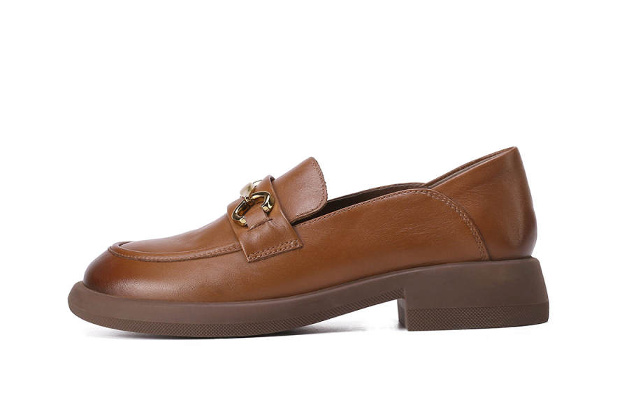 VEDULLAR Loafers Women's Low Top Brown/Beige/Black