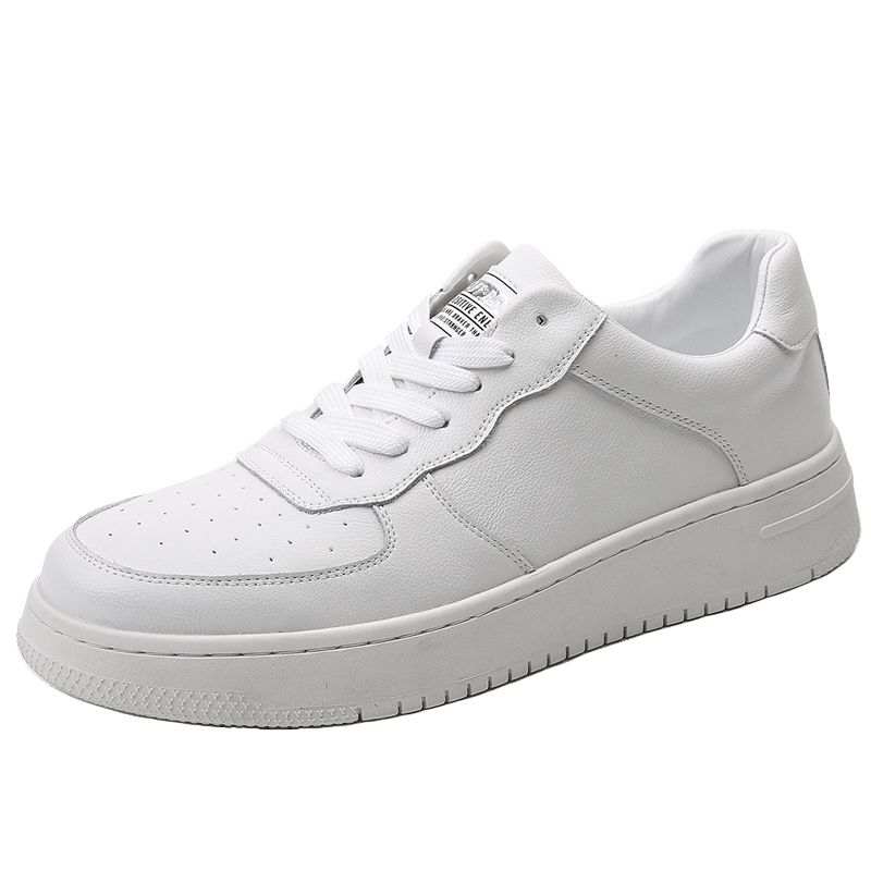 KACHILANG Cow Split Leather Low top Skateboard Shoes Men's
