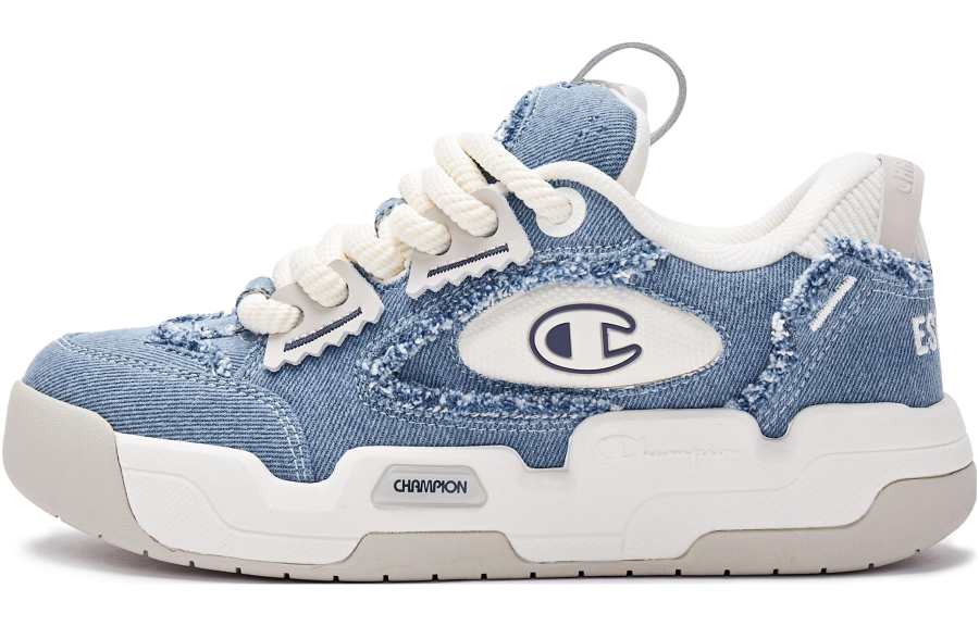 Champion Slip Resistant Low top Skateboard Shoes Women's Blue