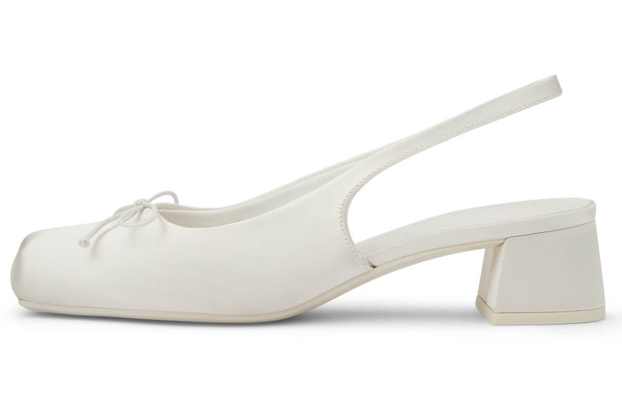 CHARLES&KEITH Small Ck Fabric One Strap Sandals 4.2cm Women's
