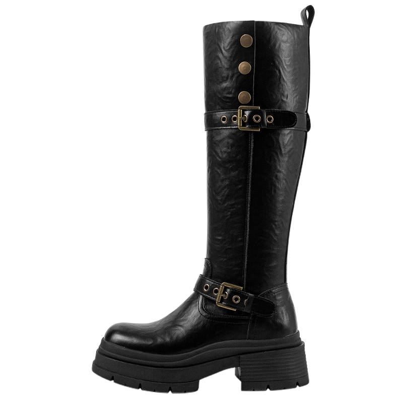 MIAOLV Pu Knee high Boots Women's