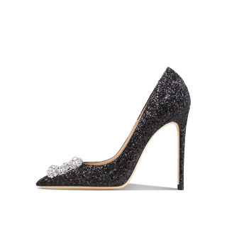Siwei Slim Heel High Heels Women's Black