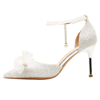 LANMOU Slim Heel High Heels Women's
