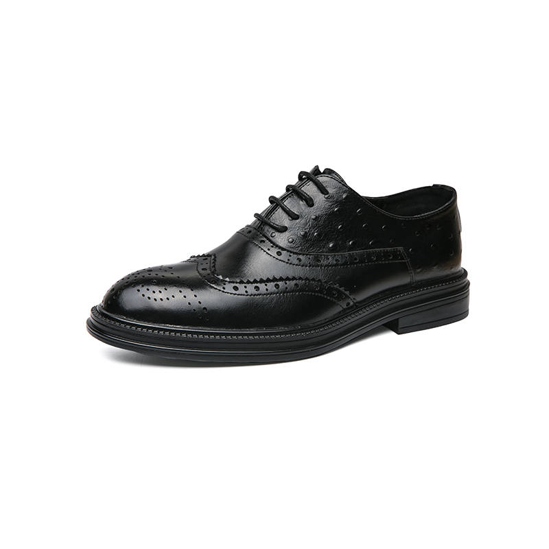 PEHL Dress Shoes Men's Low Top Black/Brown