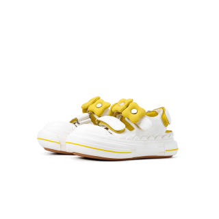 OOPPSS C Sheepskin Platform Mary Jane Shoes Women's
