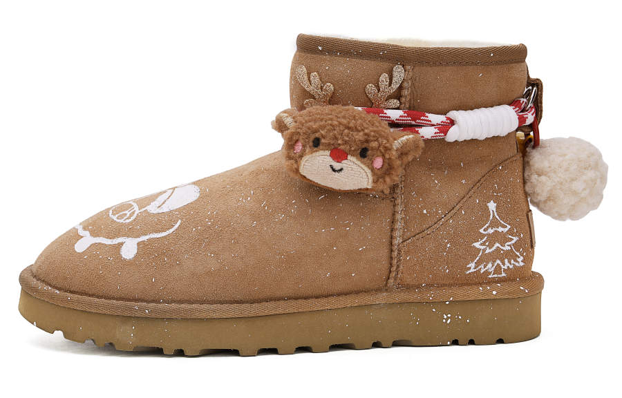 UGG UGG CLASSIC MINI Short Snow Boots Women's Chestnut