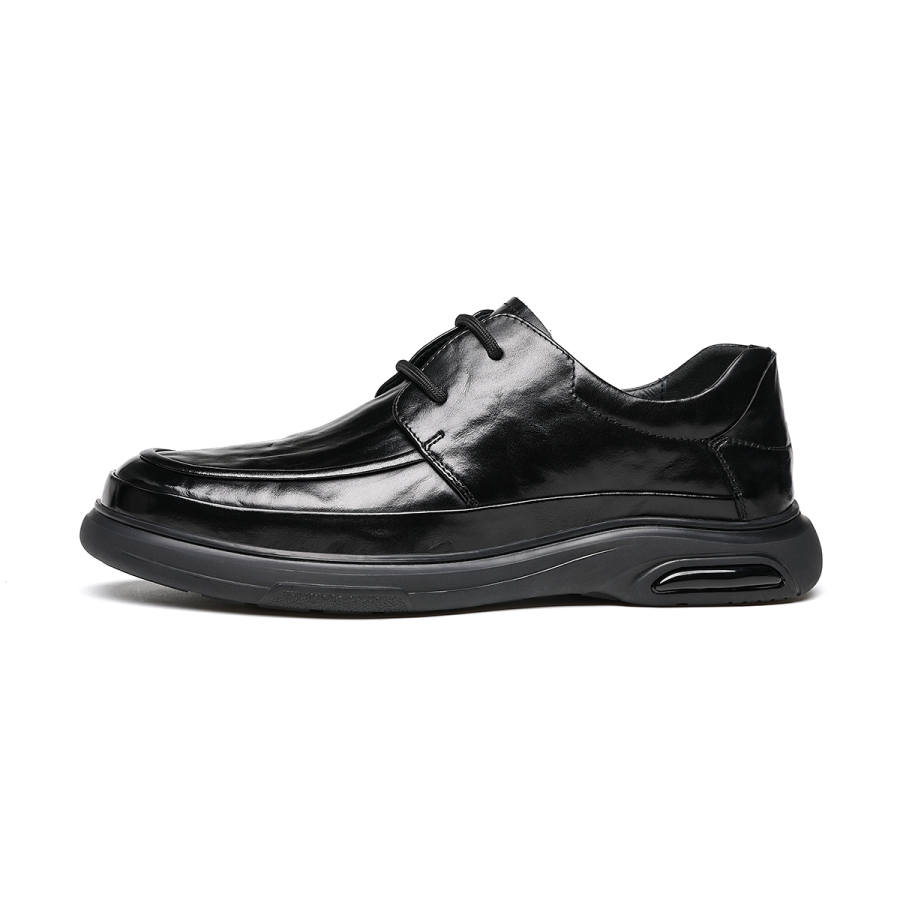 Millies Casual Leather Shoes Men's Low Top Black