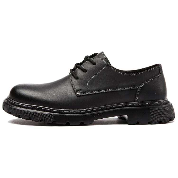 AOKANG Casual Leather Shoes Men's Black