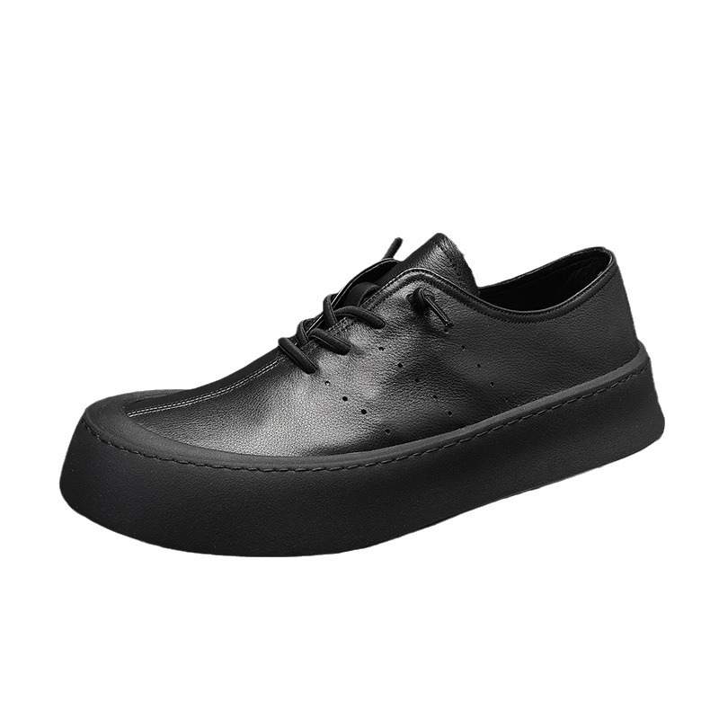 SENJIALUO Top Grain Cow Leather Cushioning Support Lightweight Breathable Slip Resistant