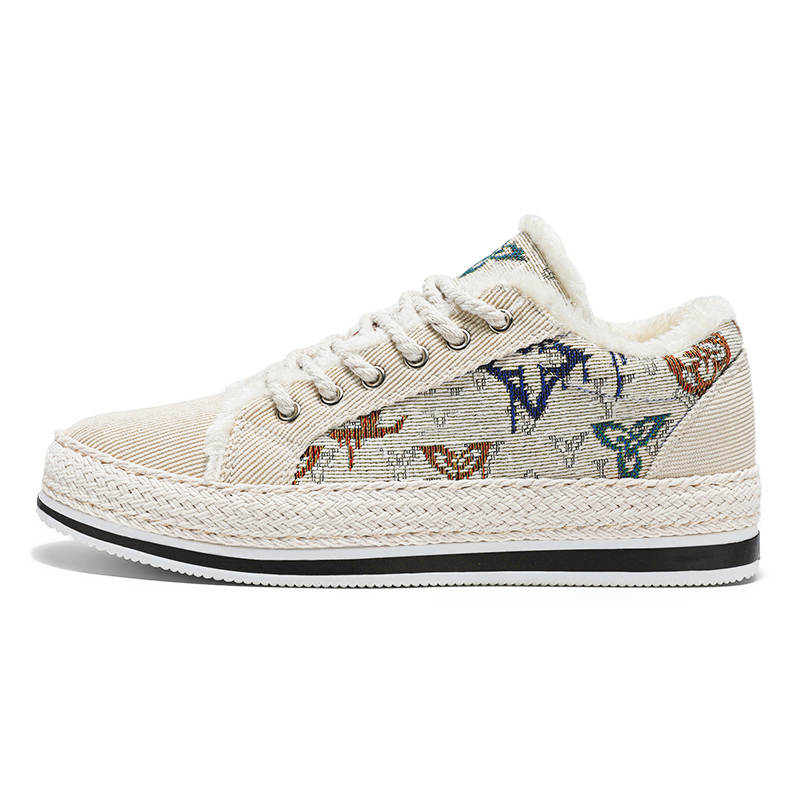 PLAY COBBLER Corduroy Low top Skateboard Shoes Men's