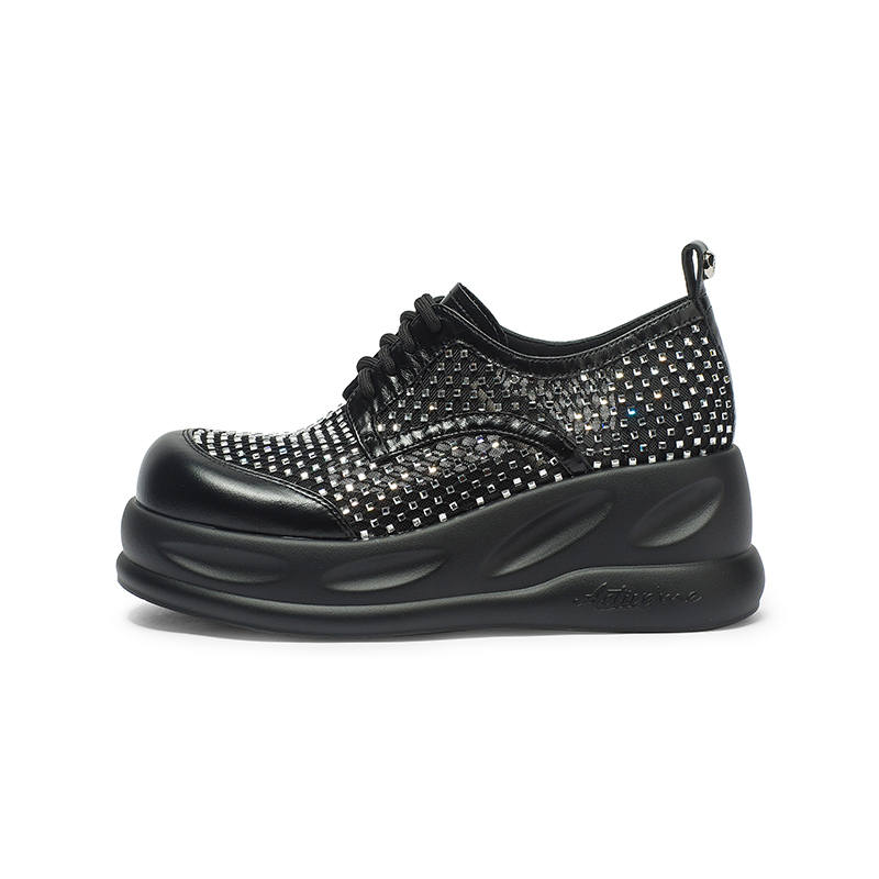 Coup De Foudre Cow Leather Abrasion Resistant Height Increasing Slip Resistant