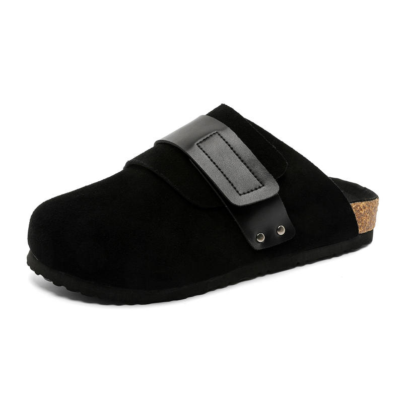 SOBB Rubber Sole Abrasion Resistant Slip Resistant Abrasion Resistant Slip Resistant Closed Toe Slippers Men's