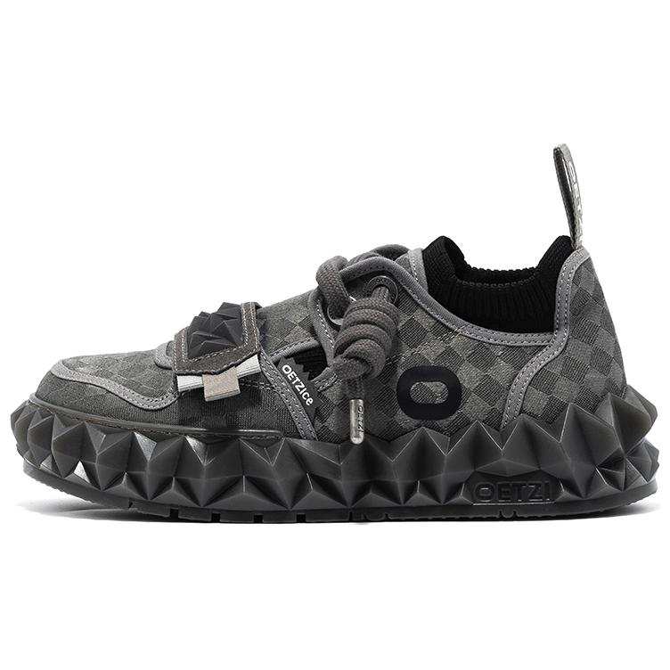 OETZI 11 Fabric Low top Casual Shoes Unisex Dark Gray