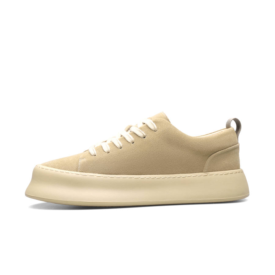 D:FUSE SCANDINAVIA D FUSE SCANDINAVIA Men's Shoes Cow Split Leather Low top Skateboard Shoes Men's Khaki
