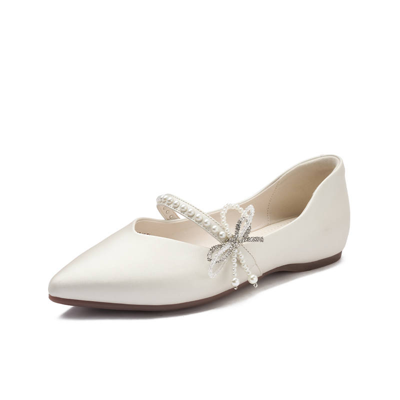 JOSINY Mary Jane Shoes Women's Champagne Gold