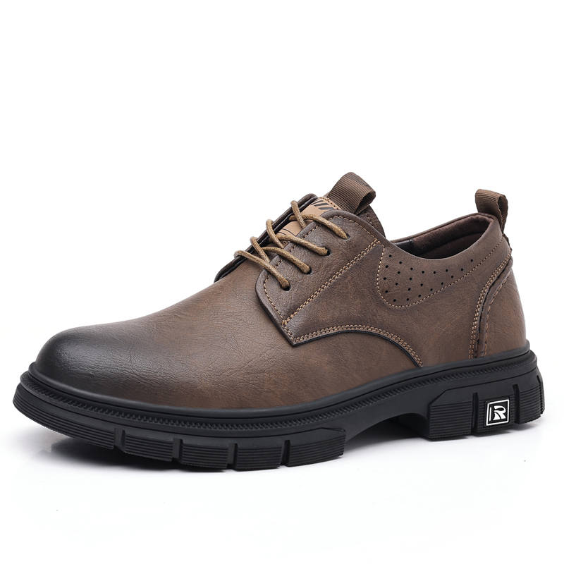 YILICHUANZHANG Cow Split Leather Casual Shoes Men's