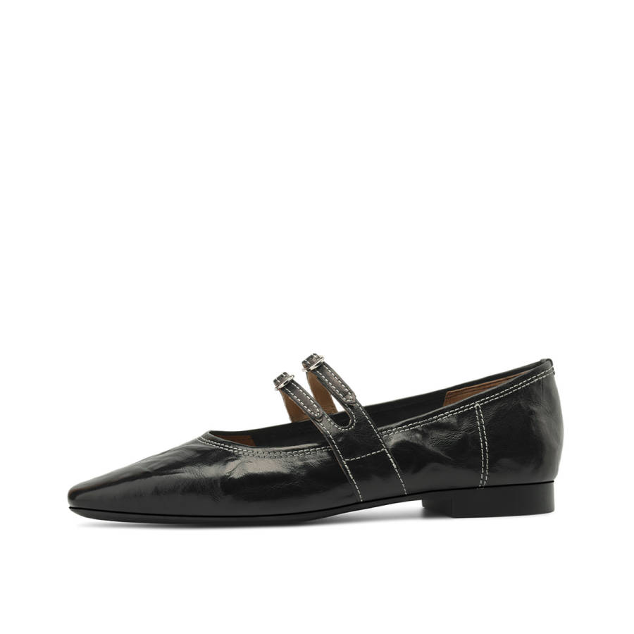 Rosa Bianca Cow Leather Chunky Heel Mary Jane Shoes 1.4cm Women's
