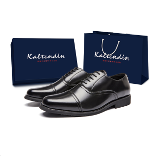 KALTENDIN Cow Leather, Minimalist Style British Vintage Pointed Toe Versatile Workplace Classic Business Dress Shoes