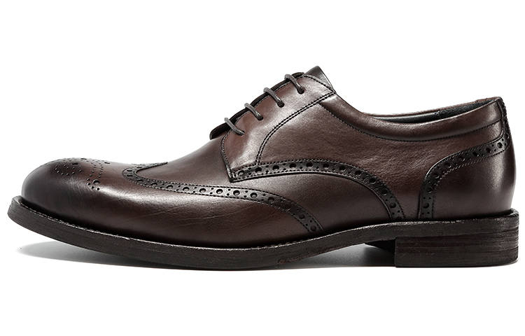 Satchi Dress Shoes Men's Low Top Coffee