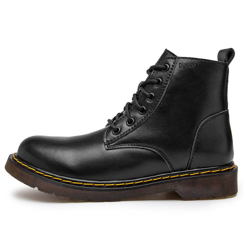 DUNNU DUNNU Combat Boots Men's Black