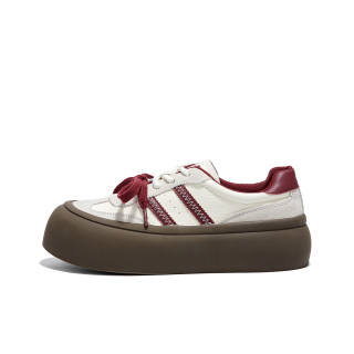 Hotwind Synthetic Leather Low top Skateboard Shoes Women's
