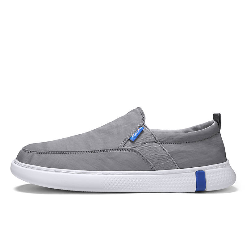 Mulinsen Driving Summer Slip on Beijing Shoes Low top Canvas Shoes Men's