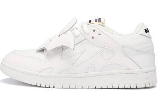 ANGEL CHEN CIRCLECUSTOM x ANGEL CHEN Top Grain Cow Leather Skateboard Shoes Men's White
