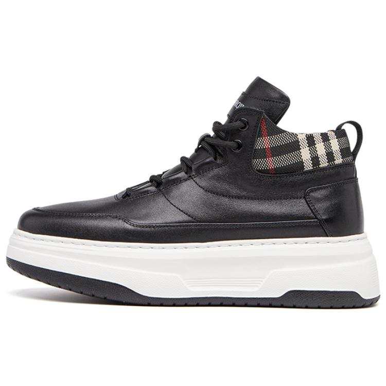 VICKI BROWN Cow Leather High top Skateboard Shoes Men's