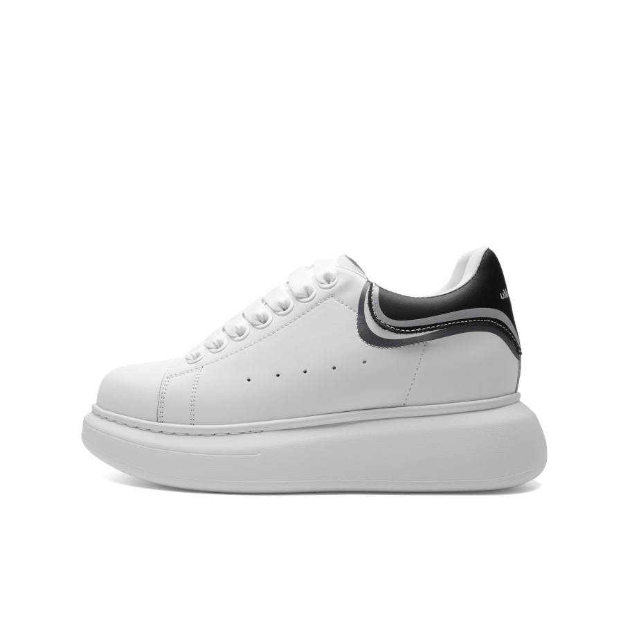 XIONGMAOMUMU Low top Skateboard Shoes Unisex White