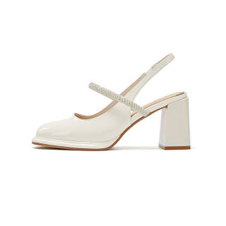 GNSJ Chunky Heel High Heels 8cm Women's