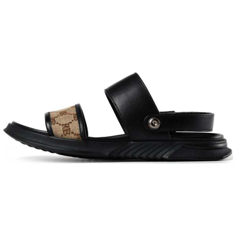 Raidy Boer Raidy Boer Cow Leather Beach Sandals Men's Black