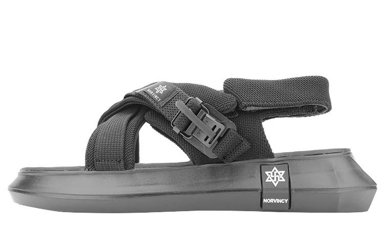 NORVINCY Street X Silhouette Crisscross Strap Beach Sandals Unisex