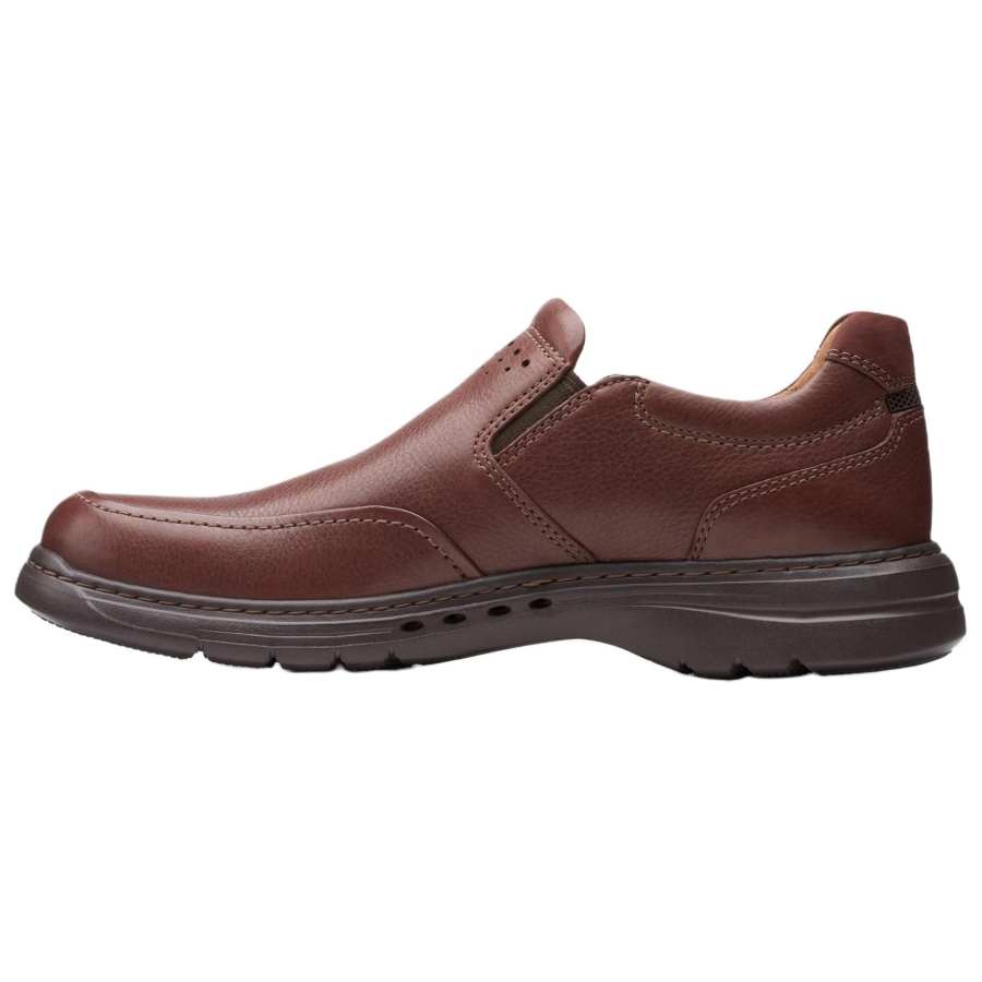 Clarks Leather Casual Shoes Men's Brown