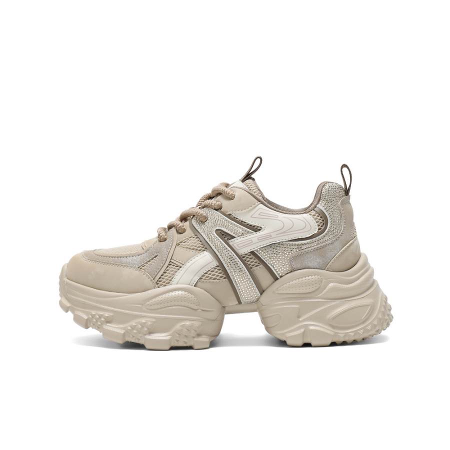BELLE BELLE Textile, Artificial Leather Chunky Sneakers Women's
