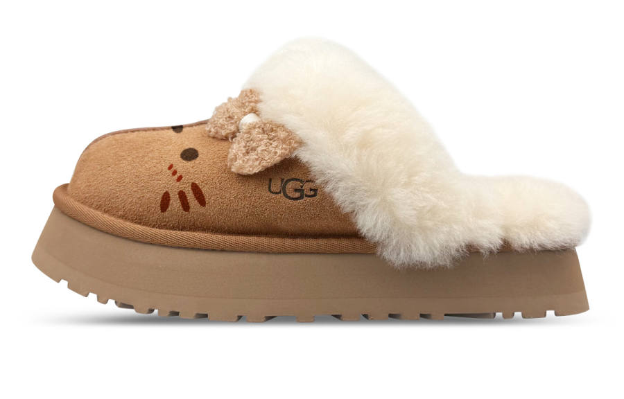 UGG EVA Slip Resistant Closed Toe Slippers Women's Chestnut Brown